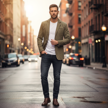 Blazer Uomo Leggero Casual | Stile Quotidiano Raffinato