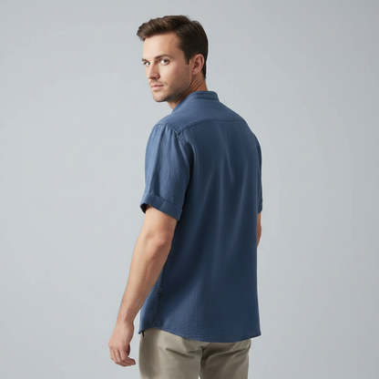 Camicia Capri in Lino e Cotone | Camicia Uomo Leggera