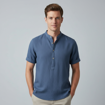 Camicia Capri in Lino e Cotone | Camicia Uomo Leggera