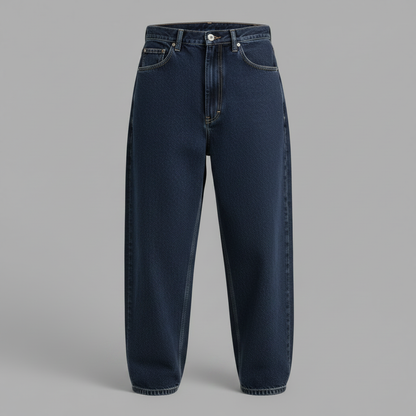 Jeans Larghi Uomo | Pantaloni Denim Comfort Urbano