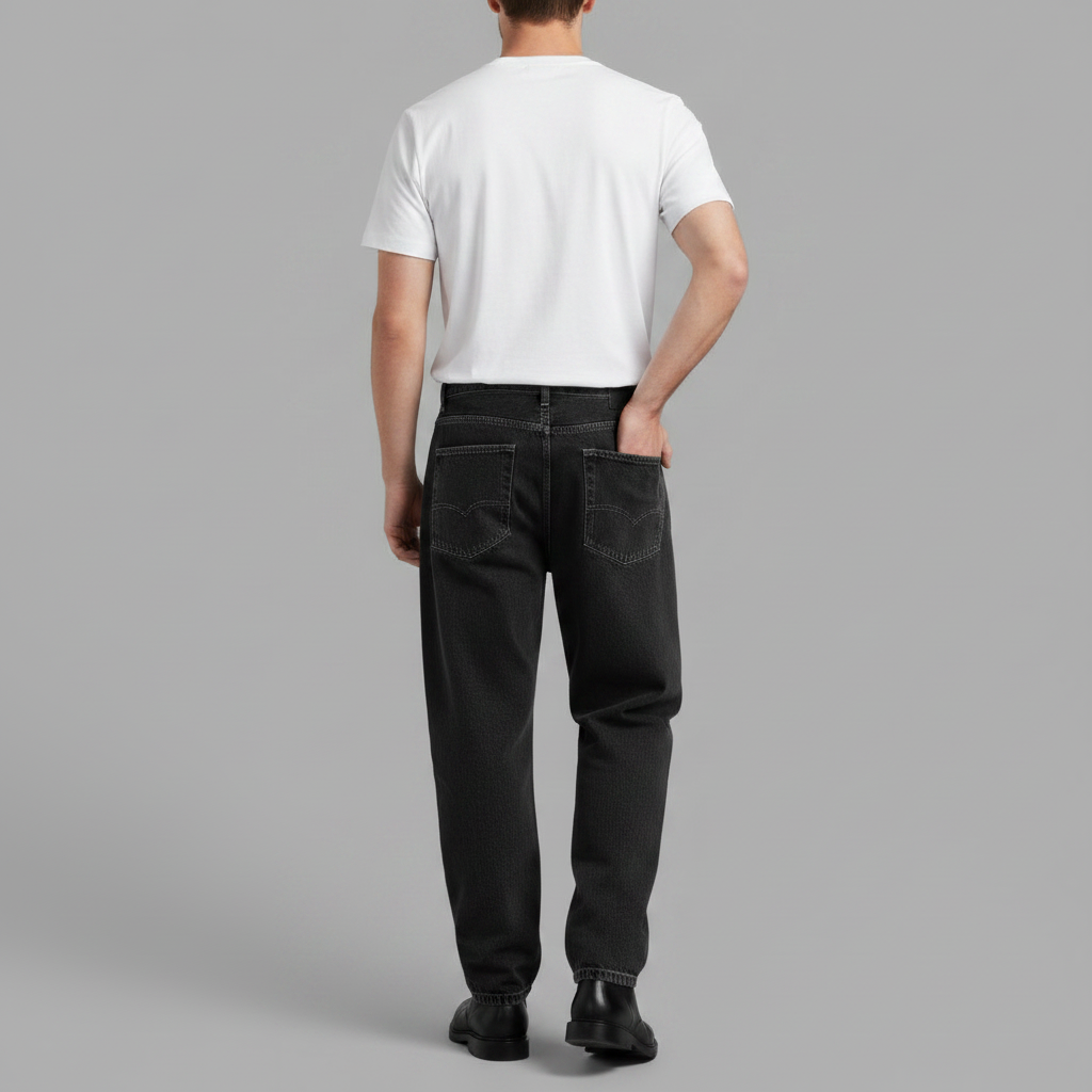 Jeans Larghi Uomo | Pantaloni Denim Comfort Urbano