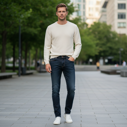 Jeans Uomo Comfort Fit | Pantaloni Denim Classici