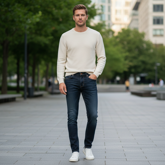 Jeans Uomo Comfort Fit | Pantaloni Denim Classici
