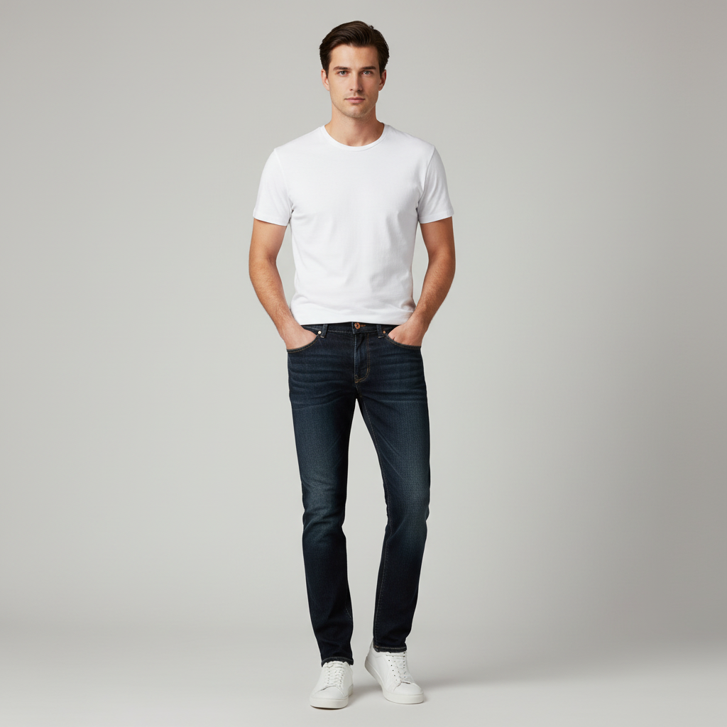 Jeans Uomo Comfort Fit | Pantaloni Denim Classici