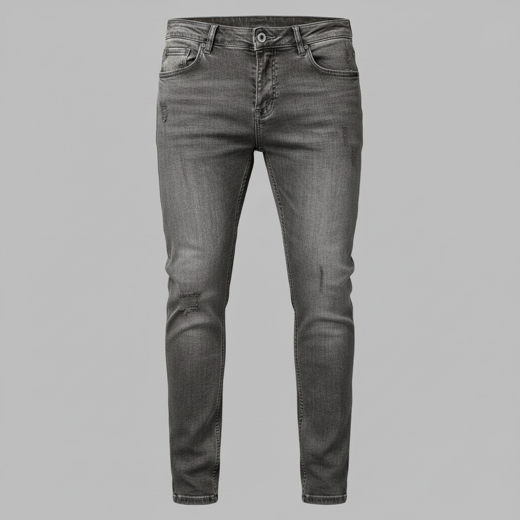 Jeans Liam | Slim Fit Strappati in Denim Elasticizzato