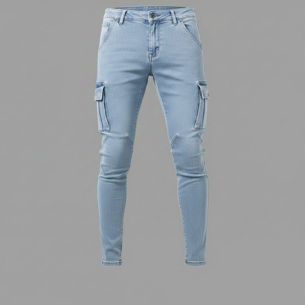 Jeans Cargo Uomo Multitasche | Abbigliamento Casual
