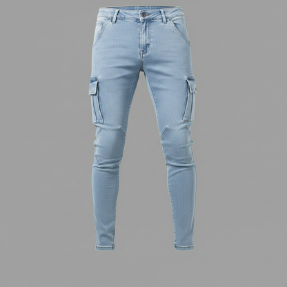 Jeans Cargo Uomo Multitasche | Abbigliamento Casual