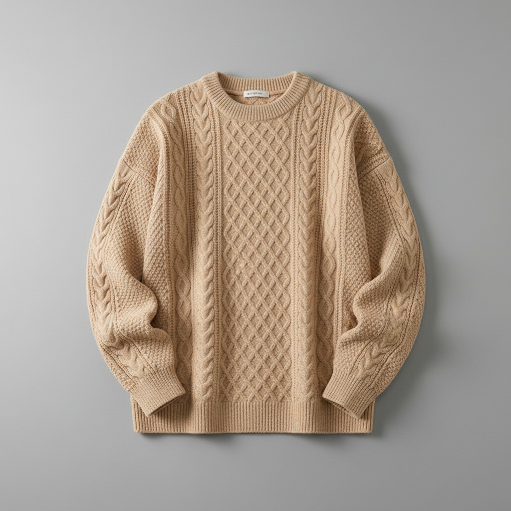 Maglia Valmere | Maglione Girocollo Uomo Donna in Cotone Premium