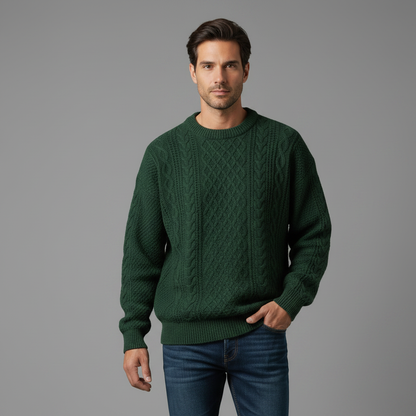 Maglia Valmere | Maglione Girocollo Uomo Donna in Cotone Premium
