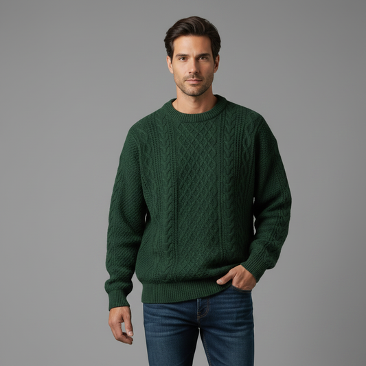 Maglia Valmere | Maglione Girocollo Uomo Donna in Cotone Premium