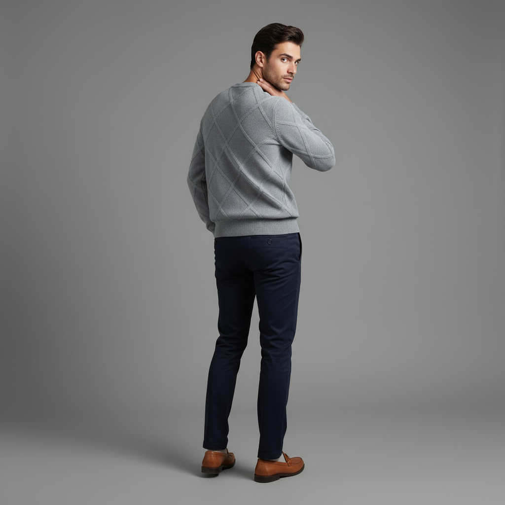 Maglione Cashmere Uomo | Pullover Morbido Milano