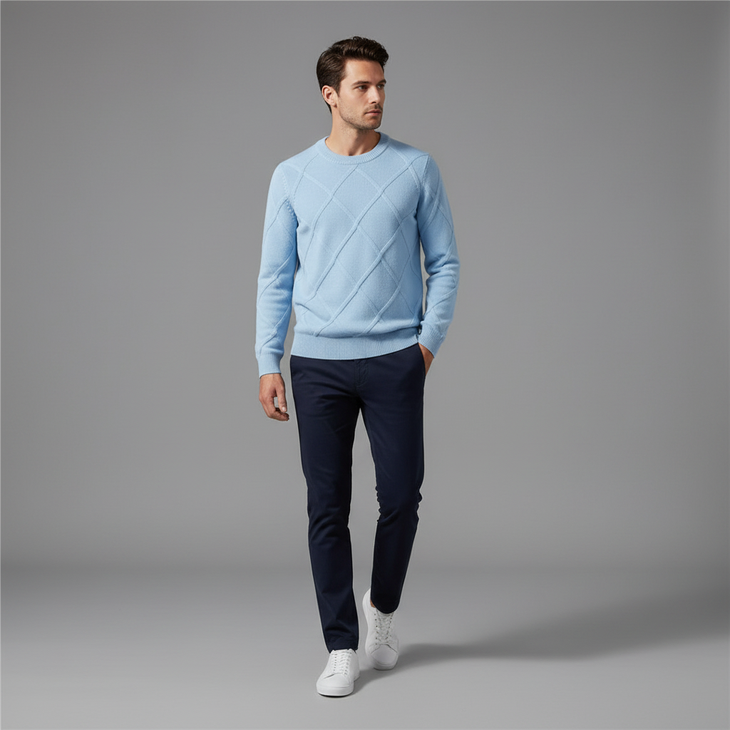 Maglione Cashmere Uomo | Pullover Morbido Milano