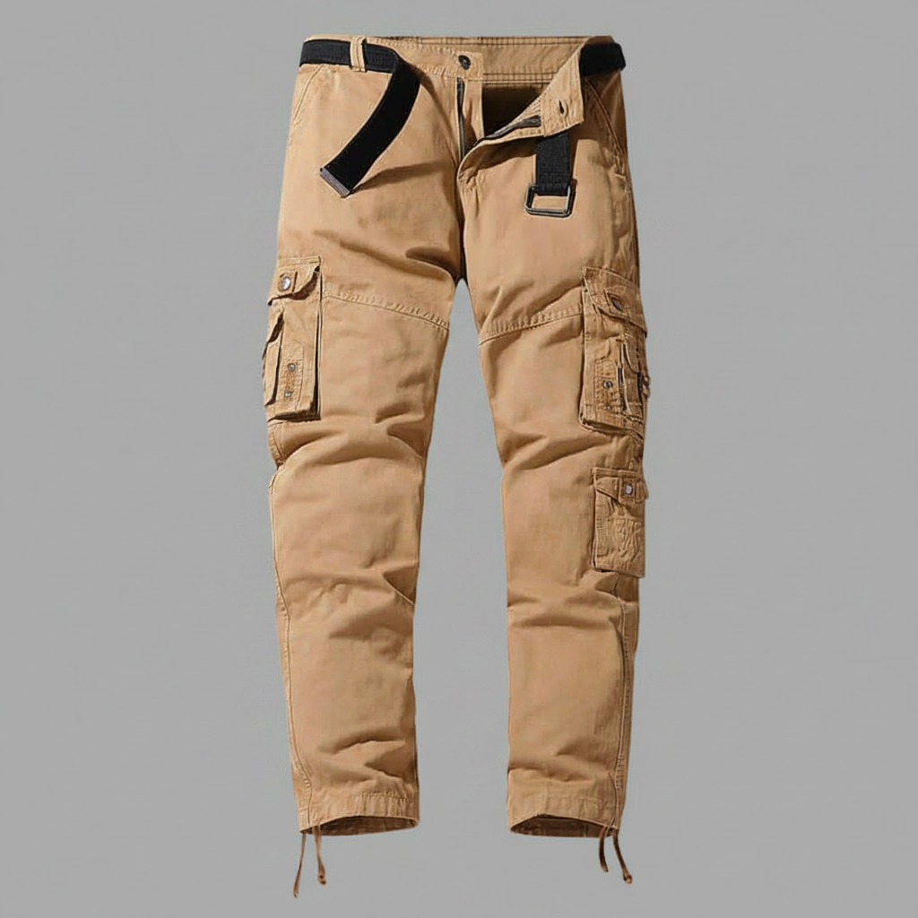 Pantaloni Cargo Uomo Comfort con Polsini Regolabili | Pantaloni Uomo