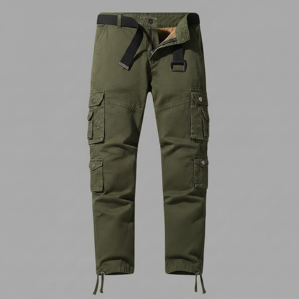 Pantaloni Cargo Uomo Comfort con Polsini Regolabili | Pantaloni Uomo