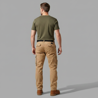 Pantaloni Cargo Uomo Comfort con Polsini Regolabili | Pantaloni Uomo