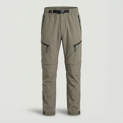 Pantaloni Uomo Versatili con Cerniera per Outdoor