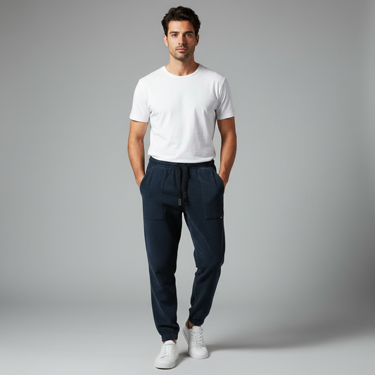 Pantaloni Uomo in Velluto a Coste Eleganti e Comfort