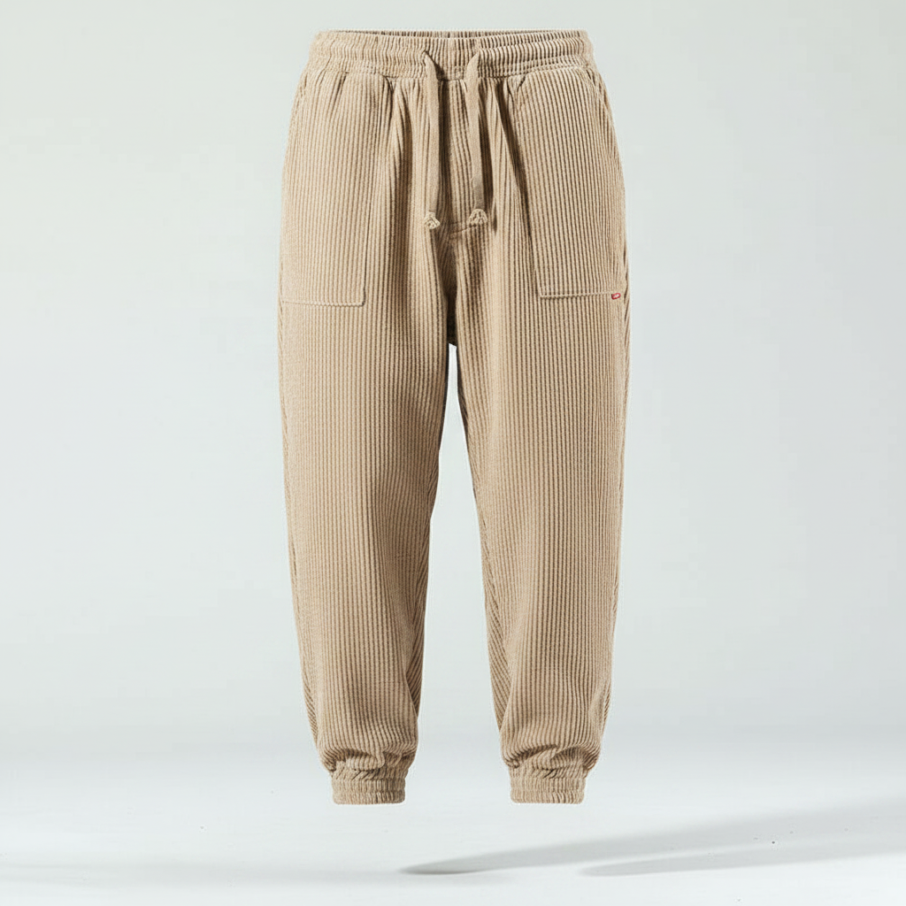 Pantaloni Uomo in Velluto a Coste Eleganti e Comfort
