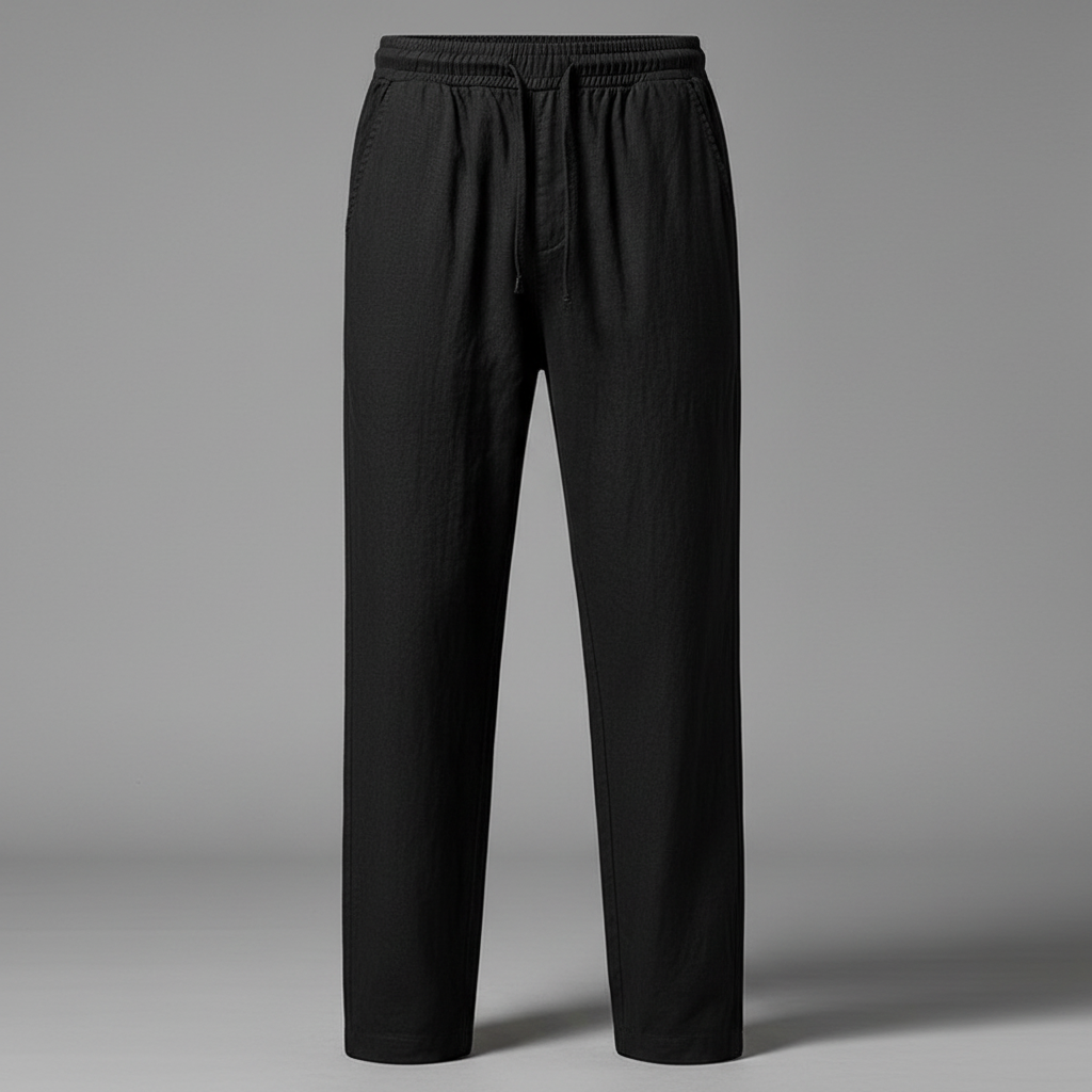Pantaloni Lino Uomo Estivi | Pantaloni Classici Traspiranti