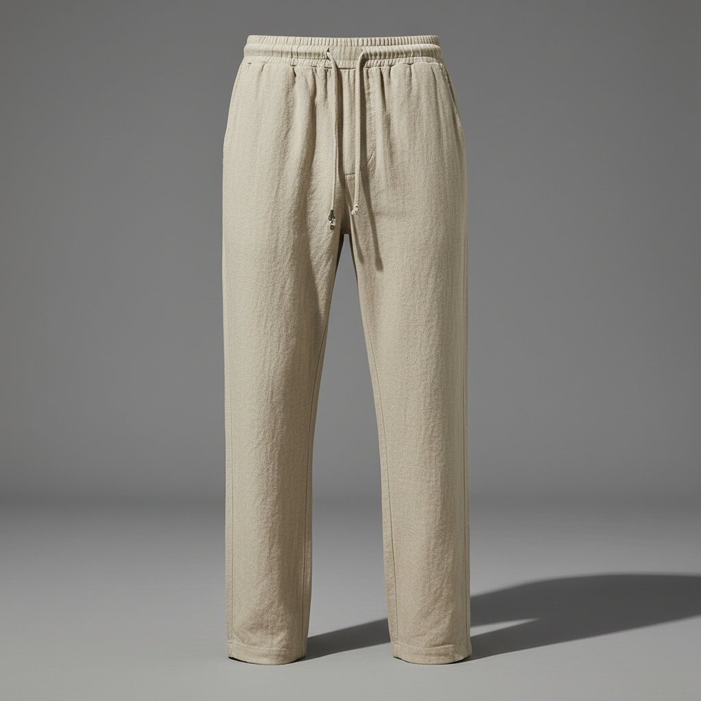Pantaloni Lino Uomo Estivi | Pantaloni Classici Traspiranti