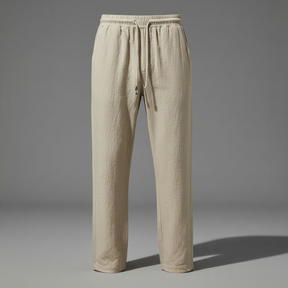 Pantaloni Lino Uomo Estivi | Pantaloni Classici Traspiranti