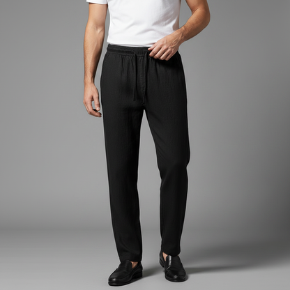 Pantaloni Lino Uomo Estivi | Pantaloni Classici Traspiranti