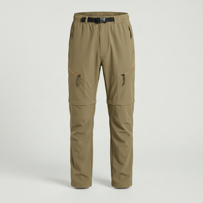 Pantaloni Uomo Versatili con Cerniera per Outdoor