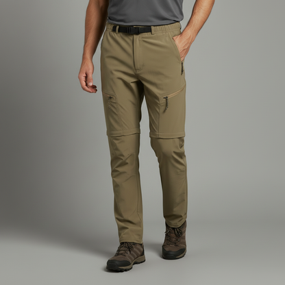 Pantaloni Uomo Versatili con Cerniera per Outdoor