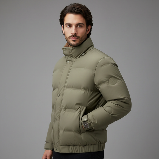 Piumino Uomo Caldo | Giacca Invernale Casual con Tasche