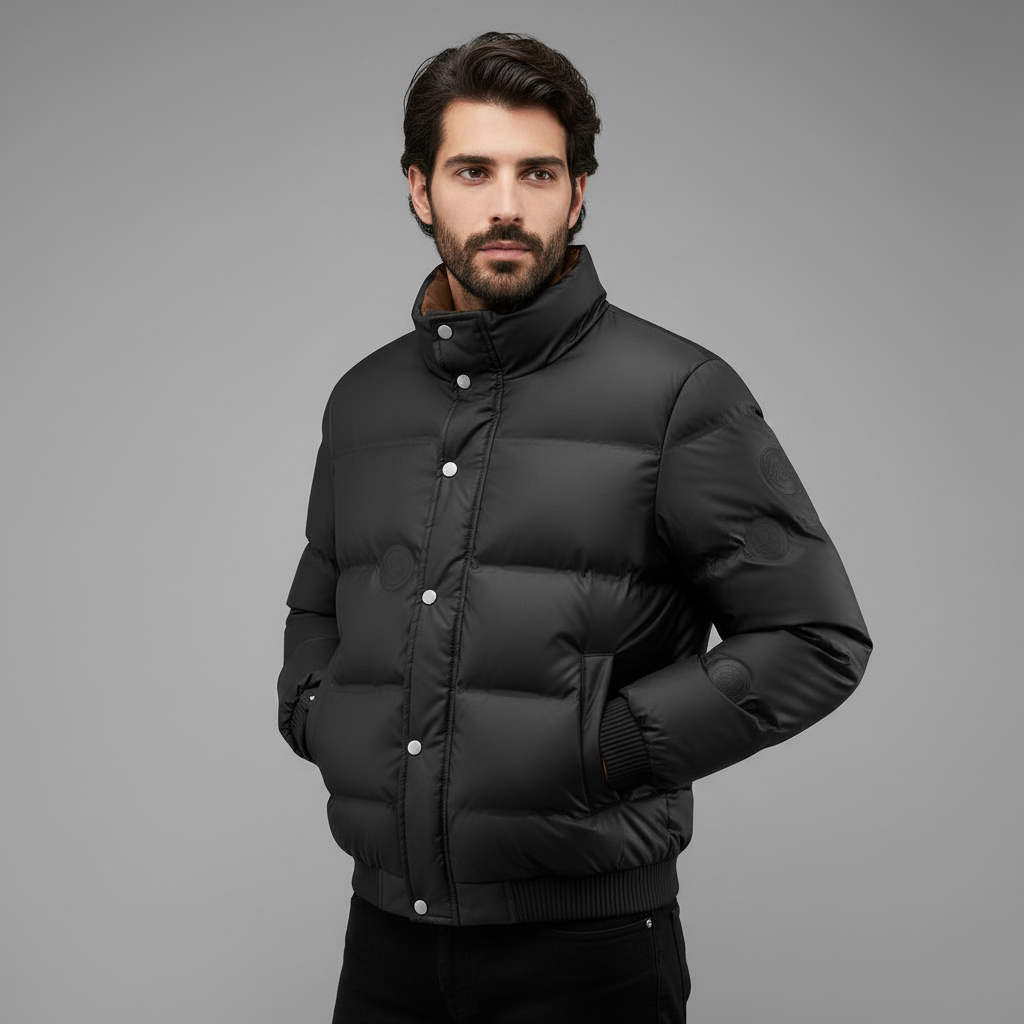 Piumino Uomo Caldo | Giacca Invernale Casual con Tasche