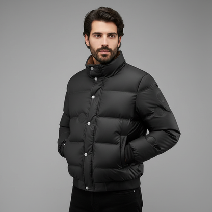 Piumino Uomo Caldo | Giacca Invernale Casual con Tasche