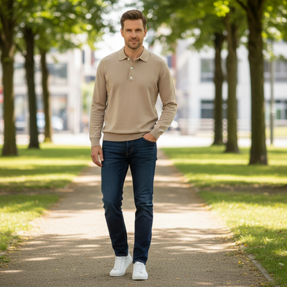 Polo Uomo Maniche Lunghe | Classica e Colorata