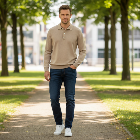 Polo Uomo Maniche Lunghe | Classica e Colorata