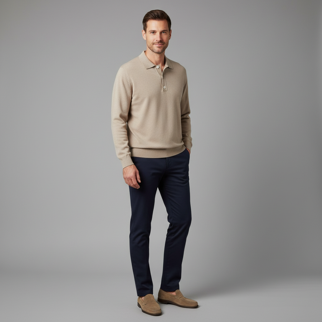 Polo Uomo Maniche Lunghe | Classica e Colorata