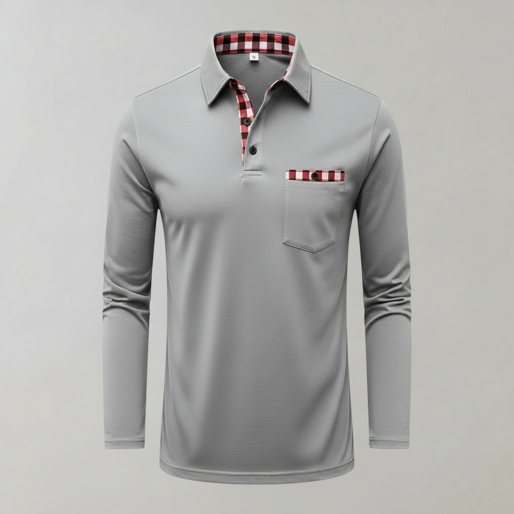 Polo Manica Lunga Uomo Classica | Camicia Elegante Versatile
