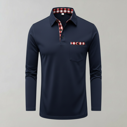 Polo Manica Lunga Uomo Classica | Camicia Elegante Versatile