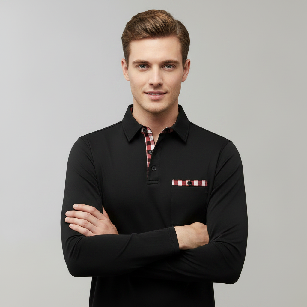 Polo Manica Lunga Uomo Classica | Camicia Elegante Versatile