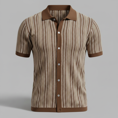 Polo Uomo Traspirante Chevron | Polo Uomo Manica Corta Casual