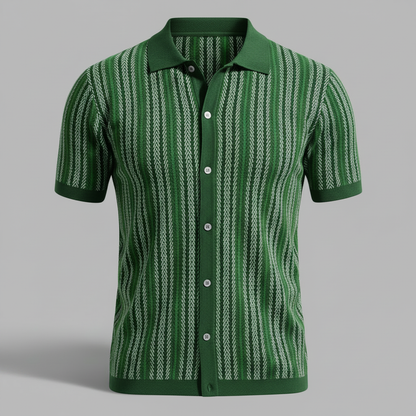 Polo Uomo Traspirante Chevron | Polo Uomo Manica Corta Casual