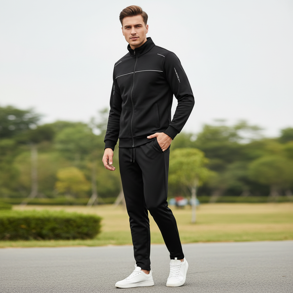 Tuta Uomo Comfort Poliestere | Set Giacca e Pantaloni